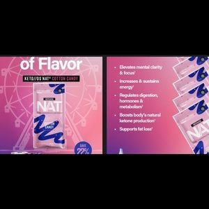 Cotton candy ketones